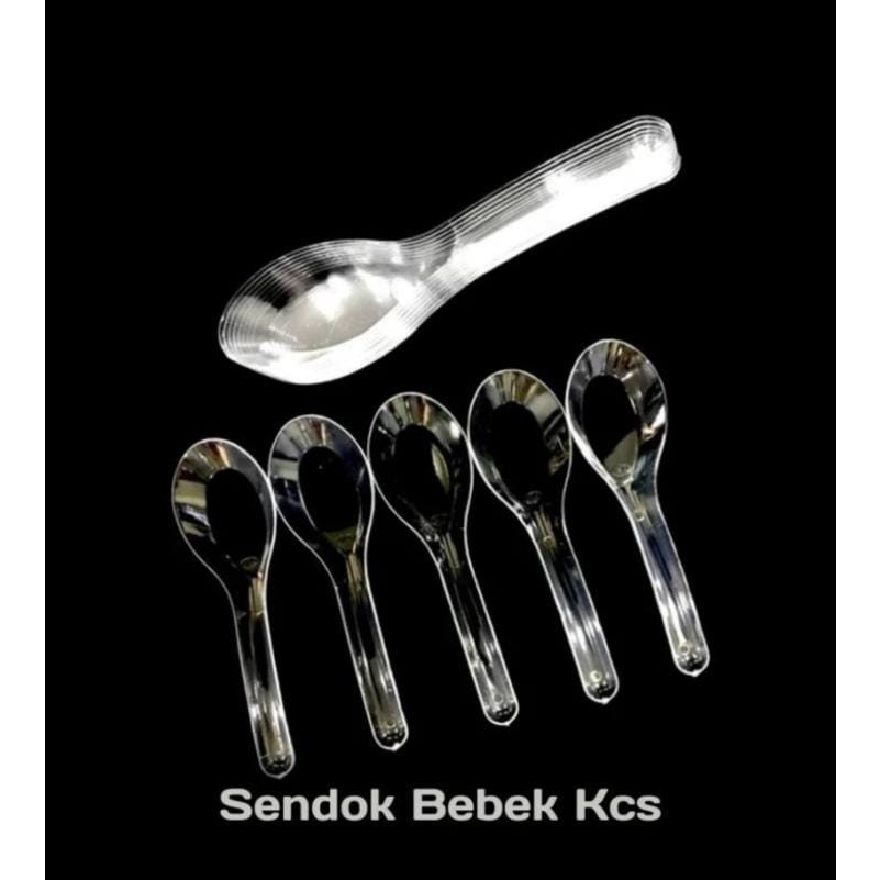 Jual Kcs Sendok Bebek Bening Sendok Bubur Bening Kcs Shopee Indonesia