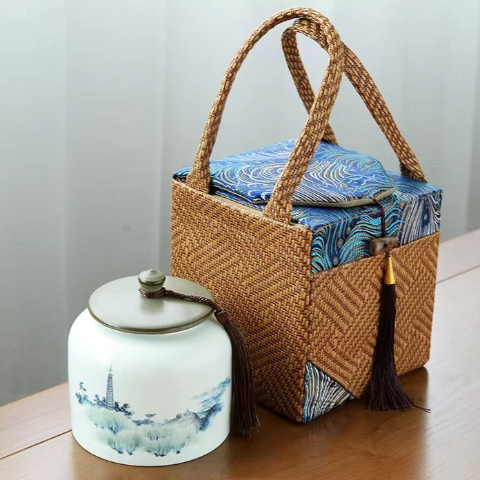 Jual Tempat Daun Teh Kopi Set Box / Tea Leaves Storage Jar EB Home 1317 ...