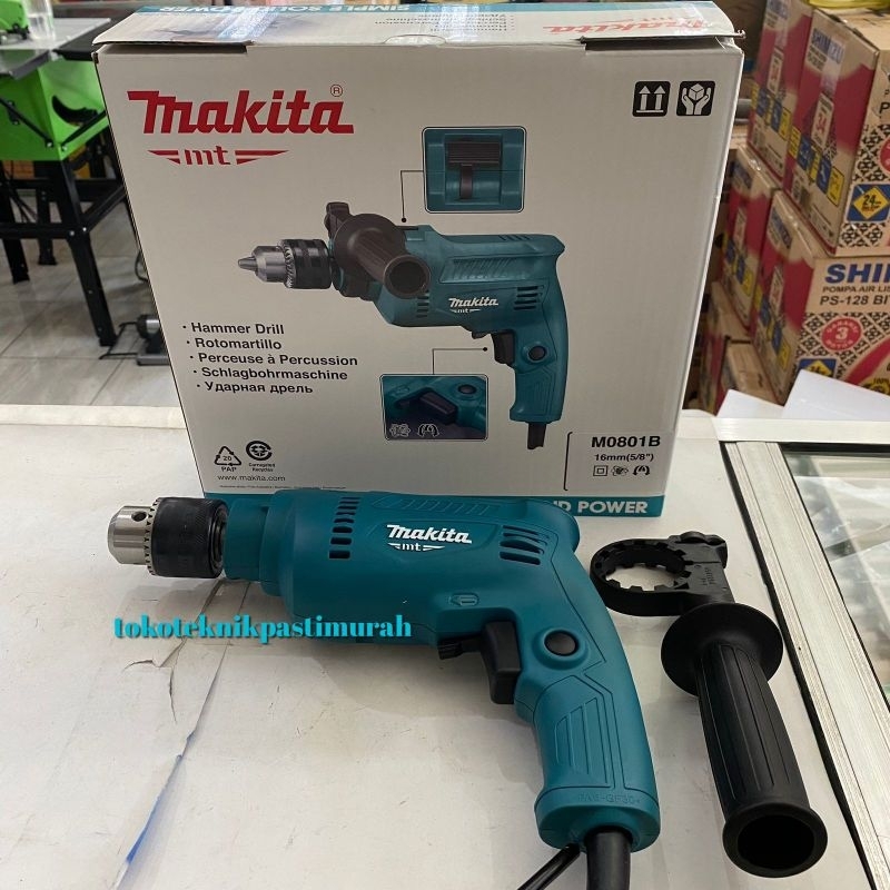 Jual Mesin Bor Makita MT80 M0801B MT60 M0600B Bor Tangan MT 80 M 0801B ...