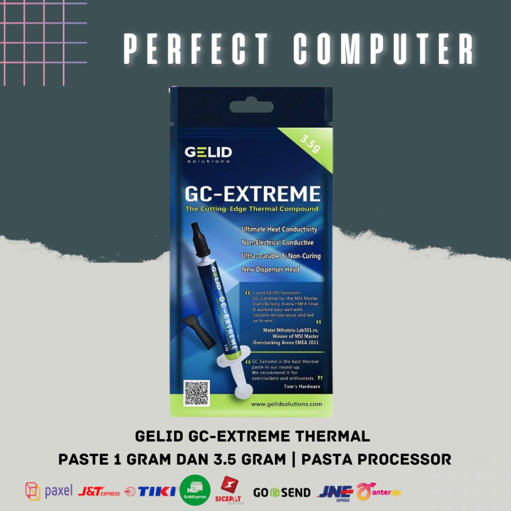 Jual Gelid GC-Extreme Thermal Paste 1 Gram dan 3.5 Gram | Pasta ...