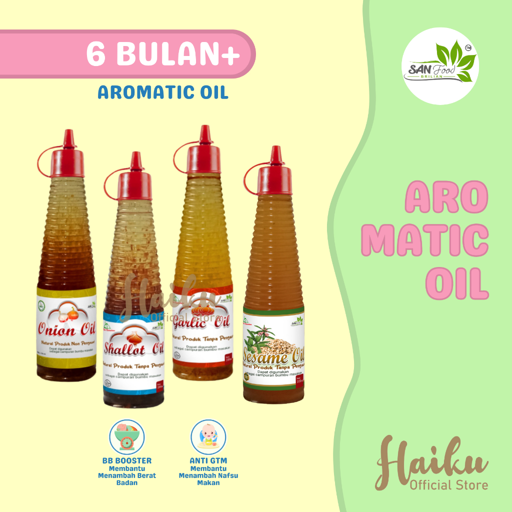 Jual Minyak Bumbu Aromatik untuk memasak MPASI 150 ml / Sanfood