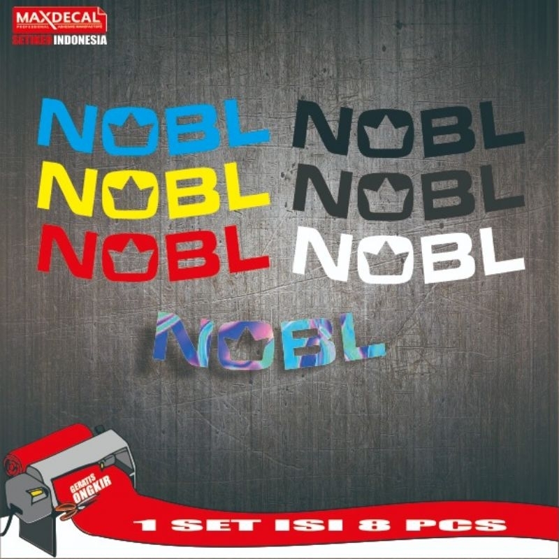 Jual stiker sepeda nobl sticker sepeda nobl seli mtb fixie roadbike ...