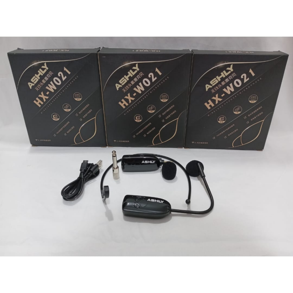 Jual Mic Bando Wireless Ashly Taffstudio Microphone 2.4G with ...
