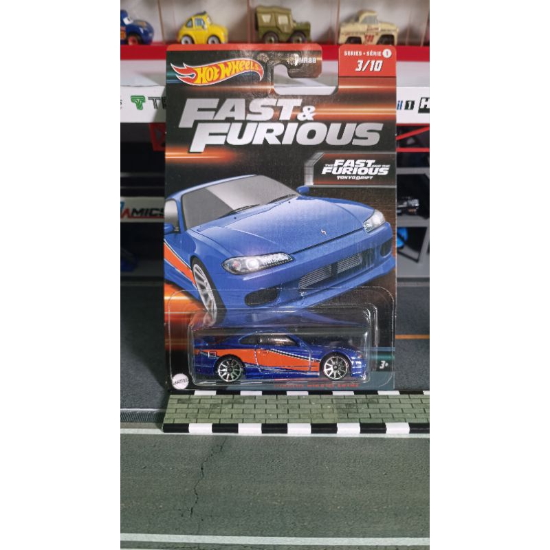 Hot Wheels Fast & Furious Nissan Silvia S15 Monalisa - Lot De 2 Voitures - 1:64 - Neuf