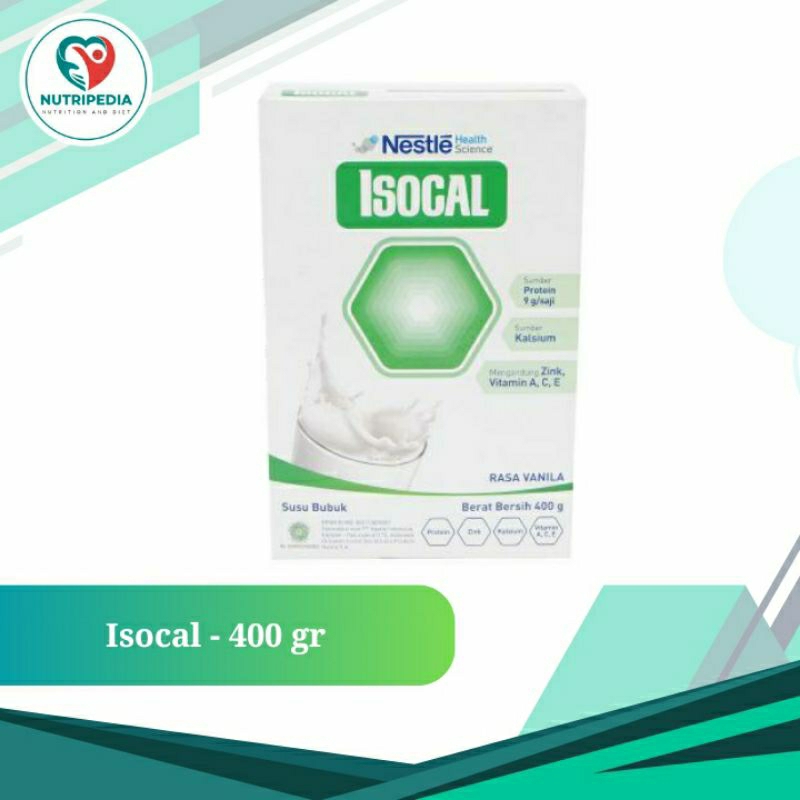 Jual Nestle Isocal Vanilla 400 gr / Susu sumber kalsium | Shopee Indonesia