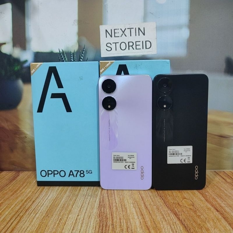 jual-oppo-a78-5g-8-128-second-fullset-shopee-indonesia