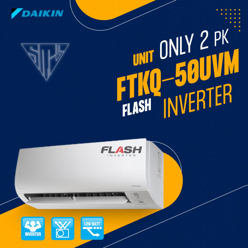 Jual AC Daikin 2 PK Flash Inverter FTKQ50UVM4 | Shopee Indonesia