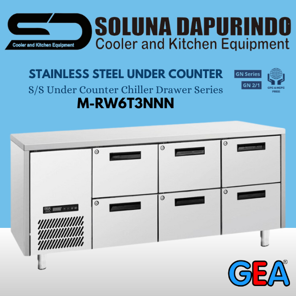 Jual GEA UNDER COUNTER CHILLER DRAWER SERIES MRW6T3NNN / MRW6T3NNN / PENYIMPAN FREEZER Shopee