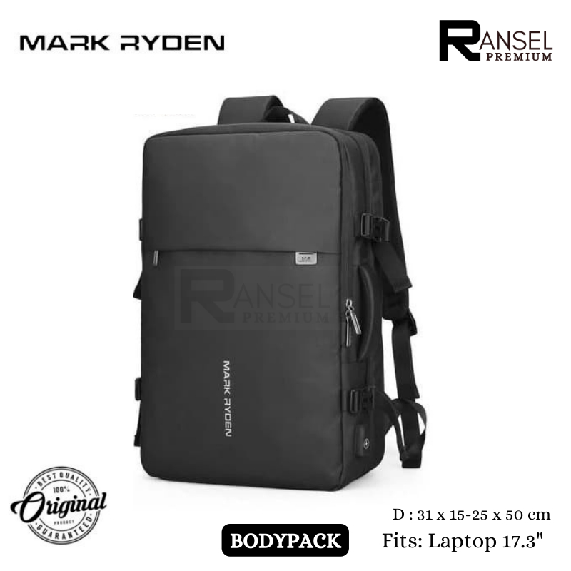 Jual MARK RYDEN Backpack Bag USB - Tas Ransel Laptop 17 Inch tas MARK ...