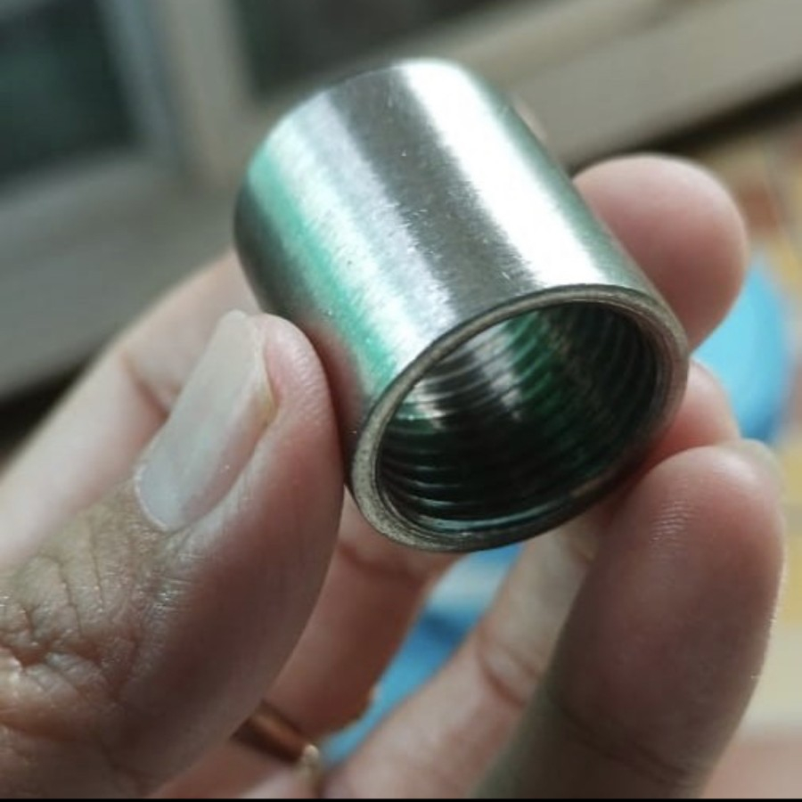 Jual 3/8" Socket /Coupling SS304 Sock drat dalam /Sdd SS304 Stainless