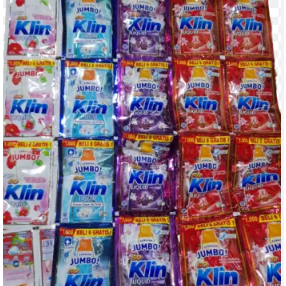Jual SoKlin Liquid Sabun Deterjen Cair Cuci Pakaian @40ml | Shopee ...
