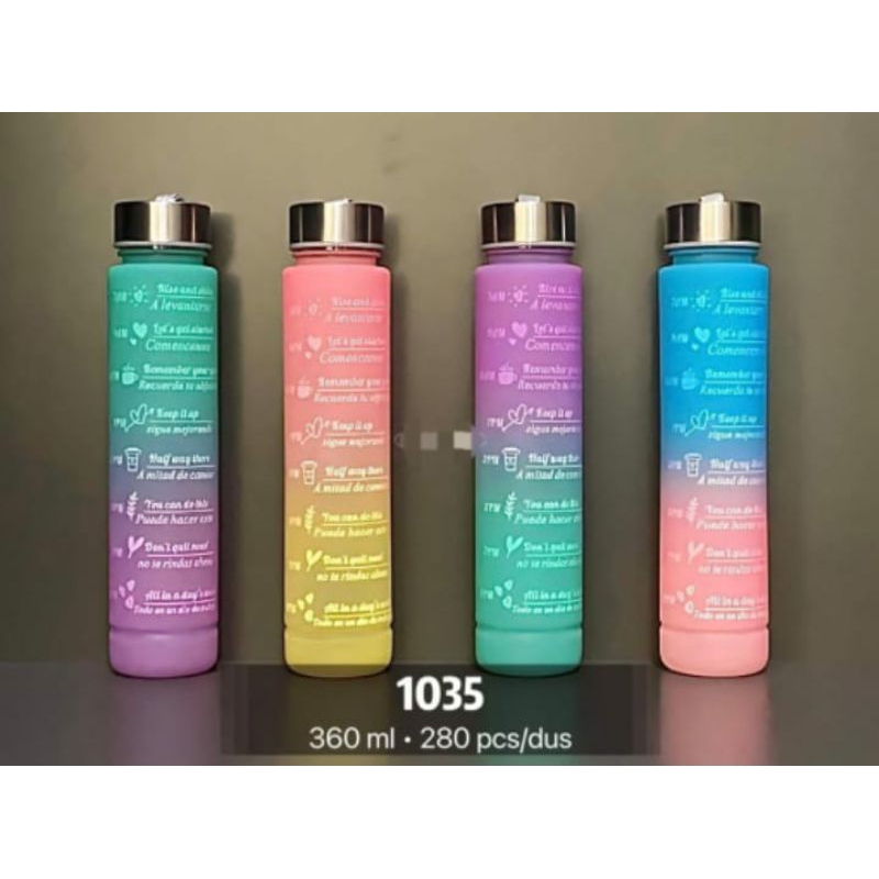Jual Botol Minum Gradasi Ukuran kecil 350 ml (bg-fas) | Shopee Indonesia