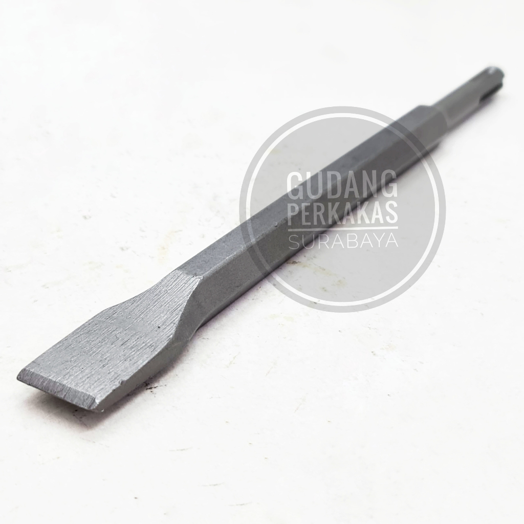 Jual SDS FLAT CHISEL SHANK 14 x LENGTH 250mm COLD CHISEL MATA BOR BETON ...