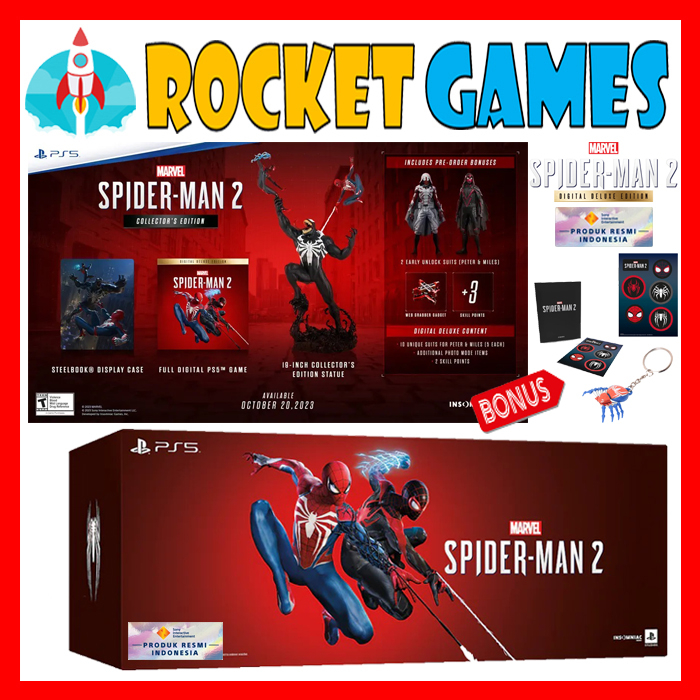 Jual Ps5 Marvel Spiderman 2 Spider Man 2 Collector Edition Shopee