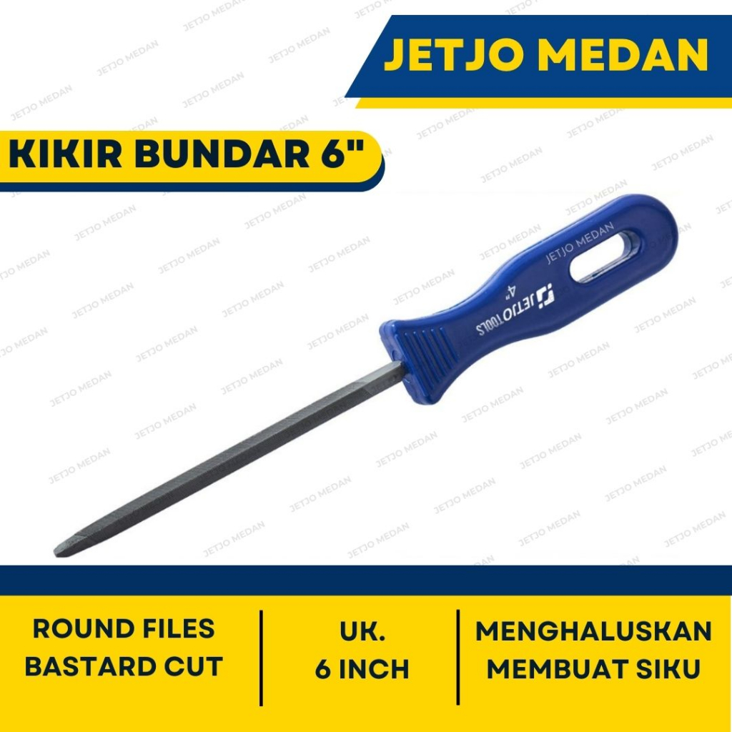 Jual Kikir Bundar 6 Inch 15 Cm Round Files Bastard Cut Lakoni Pro