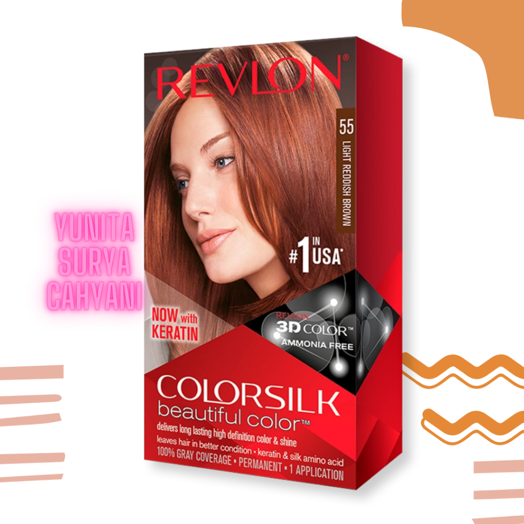 Jual REVLON COLORSILK Hair Color Cat Rambut all variant | Shopee Indonesia