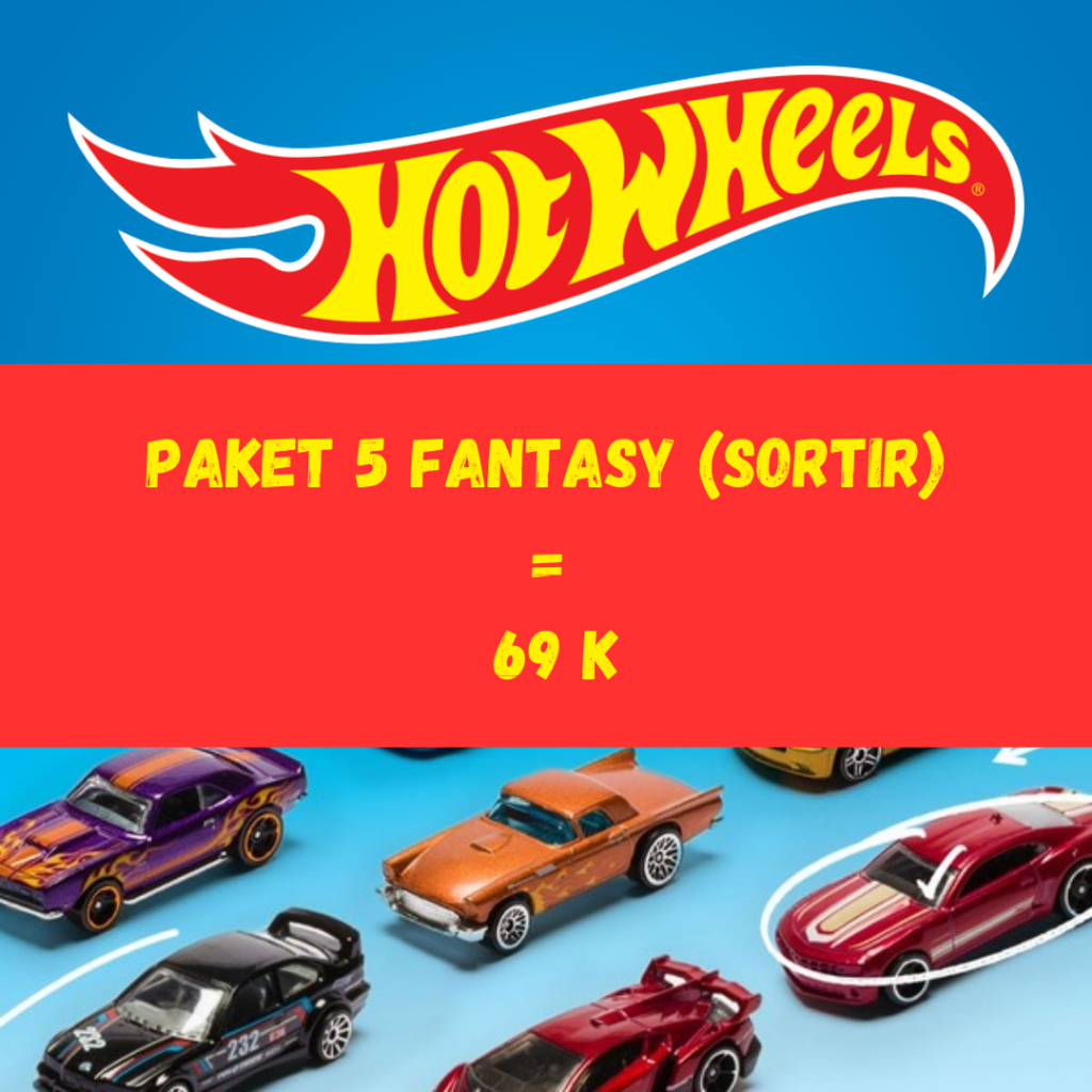 Jual Hot Wheels Paket Mobil Fantasy Murah Original Mattel Mulus