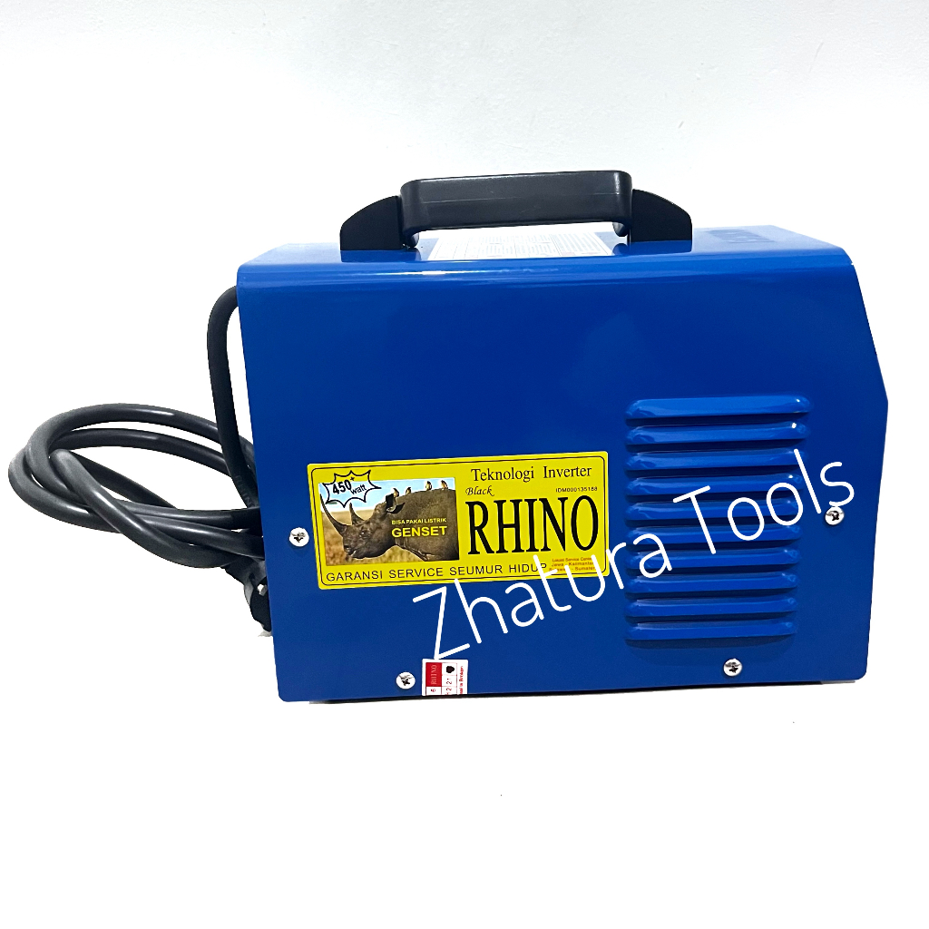 Jual Mesin Las Rhino Biru Mma 120a 450w Blue Shopee Indonesia 9746