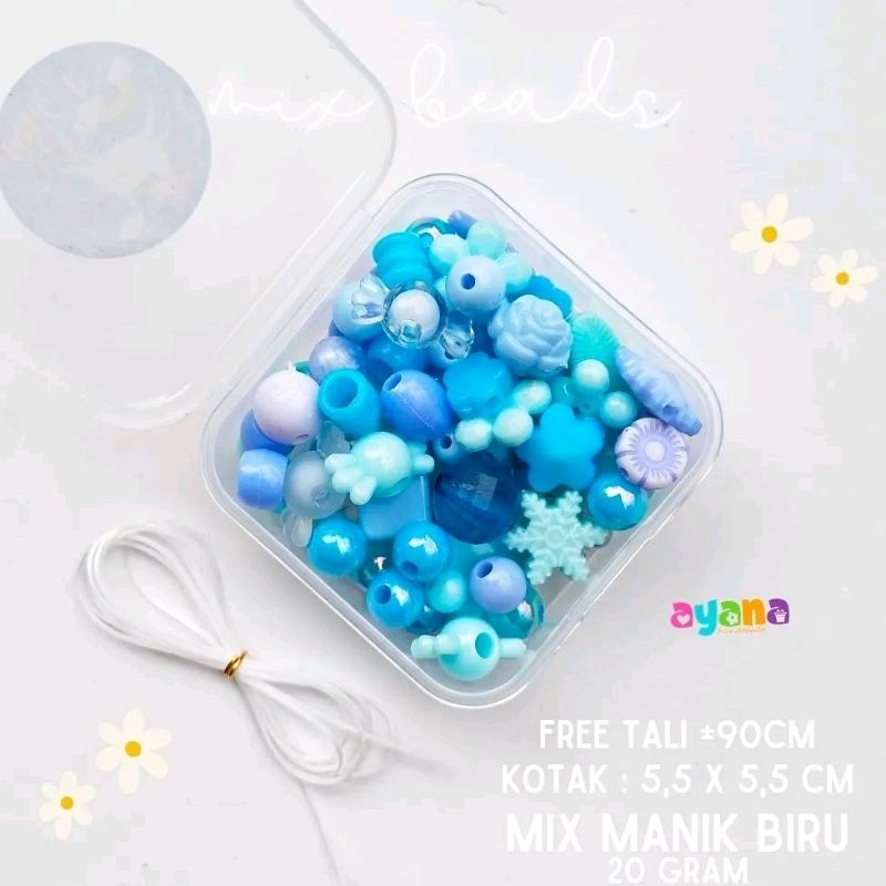 Jual Mini Mix Box Beads Beragam manik dalam satu wadah kecil | Shopee ...