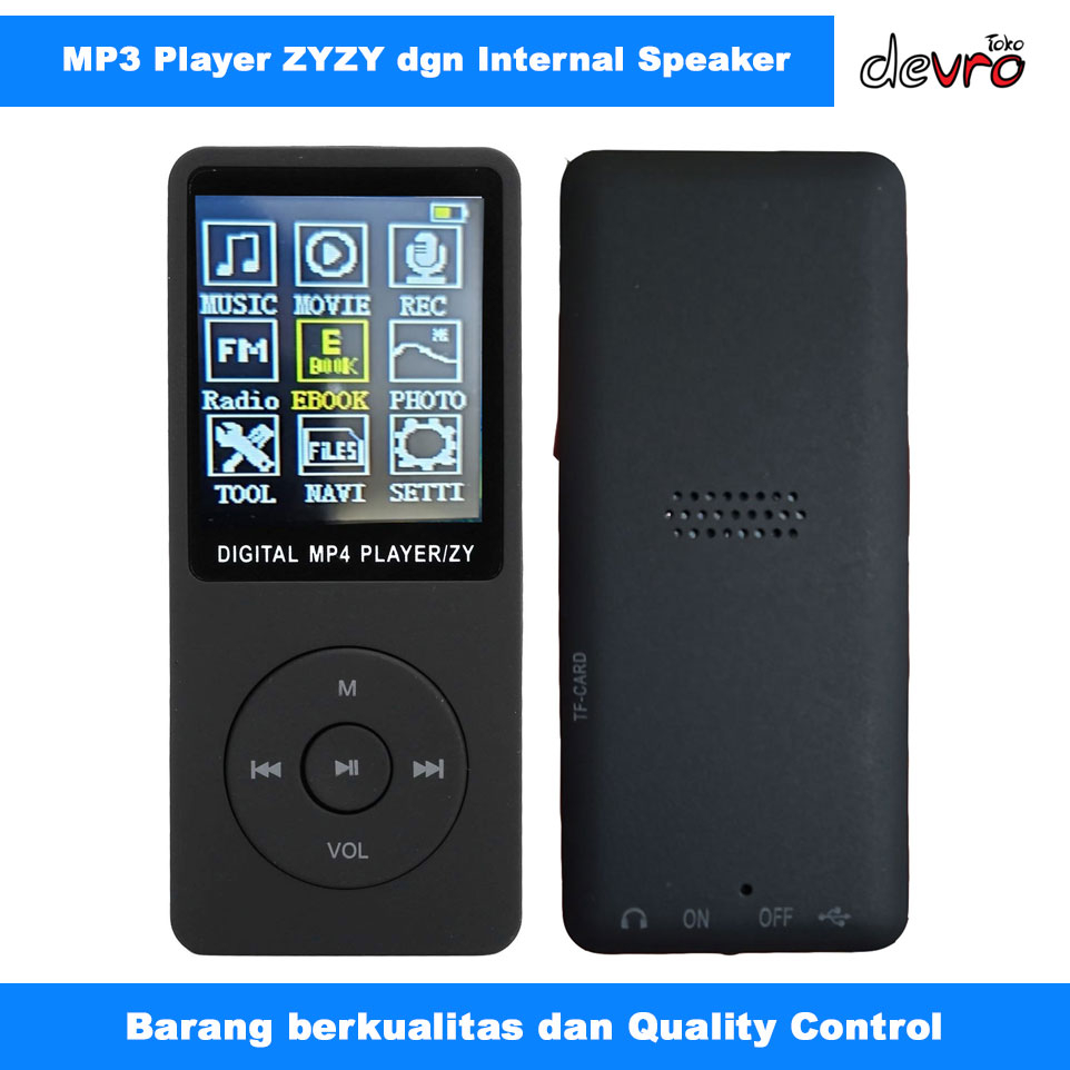 Jual MP3 Player Digital Audio Player DAP MP4 1.8 Inch dgn Speaker