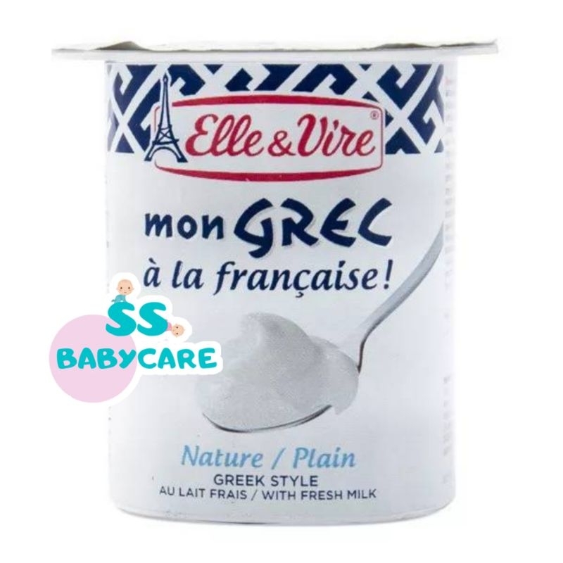 Jual Elle & Vire Yoghurt Mon Grec Nature Plain Greek Style 125gr
