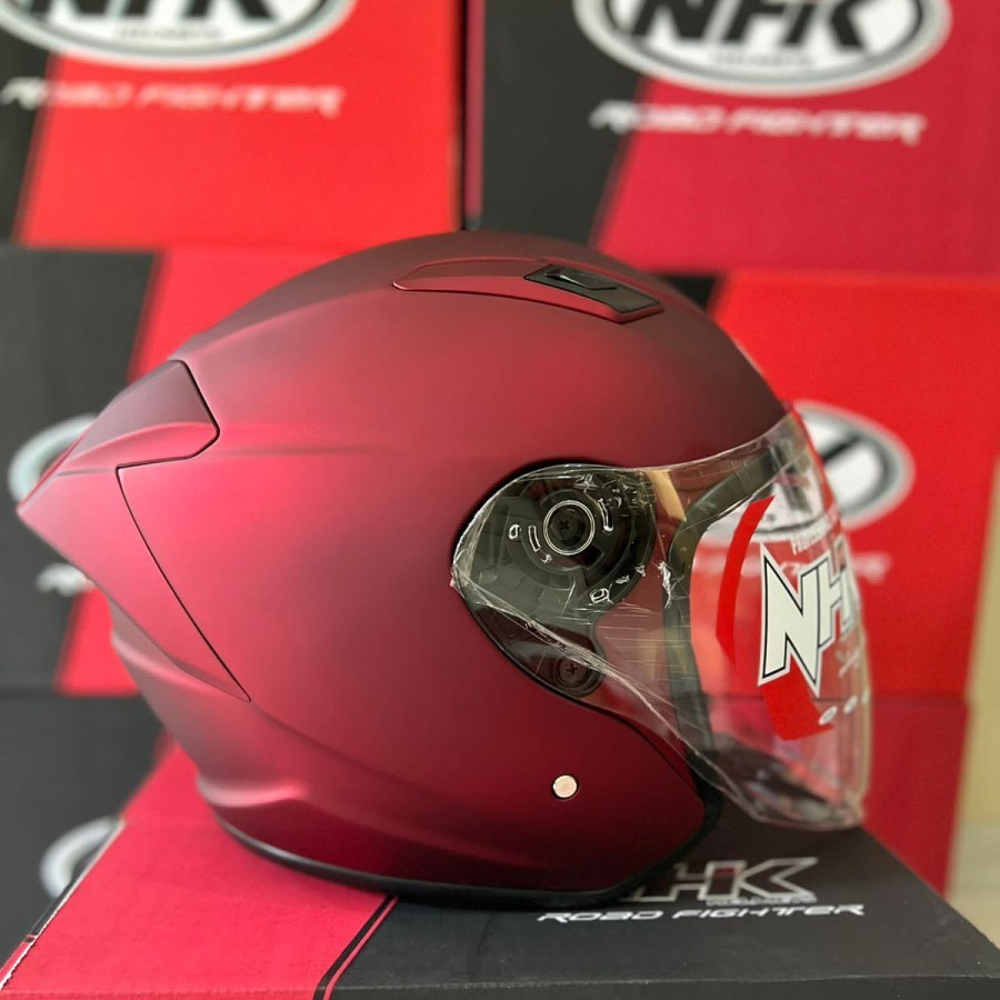 Jual HELM NHK R1 Elite Solid - Royal Red Doff | Shopee Indonesia