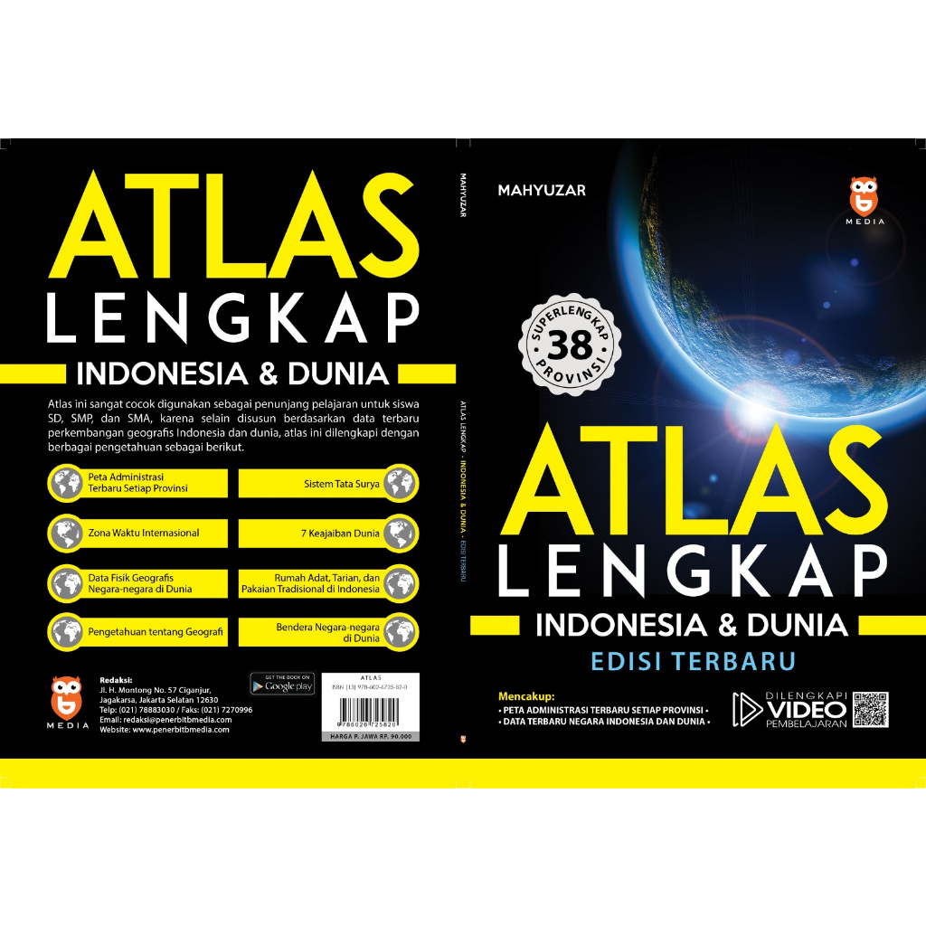 Jual Atlas Lengkap Indonesia Dan Dunia Edisi Terbaru 2023 | Shopee ...