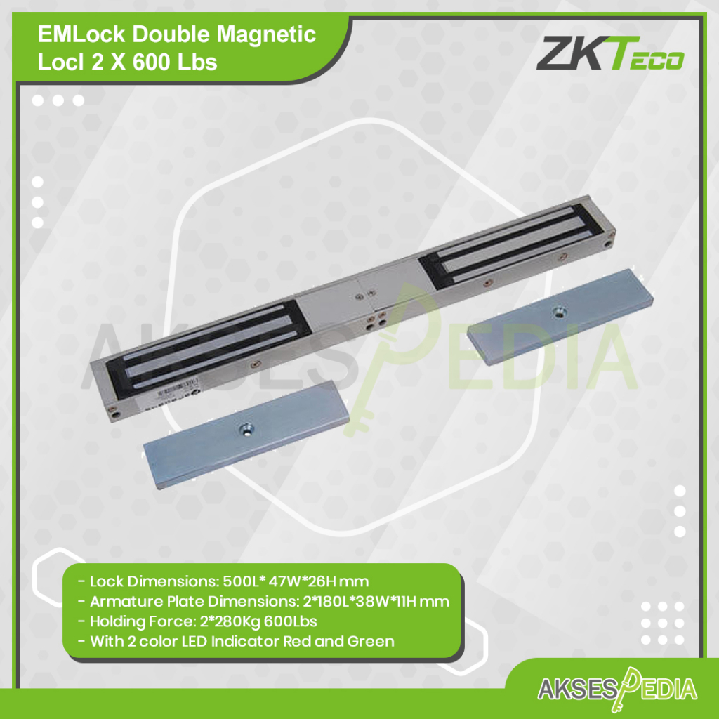 Jual Em Lock Double Magnetic Lock Double 2 x 600lbs | Shopee Indonesia