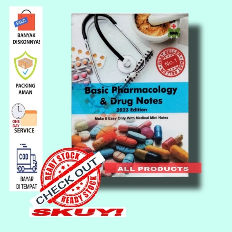 Jual BUKU BASIC PHARMACOLOGY & DRUG NOTES EDISI 2023 | Shopee Indonesia