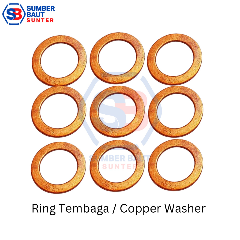 Jual M14 x 20 Ring Tembaga / Copper Washer | Shopee Indonesia
