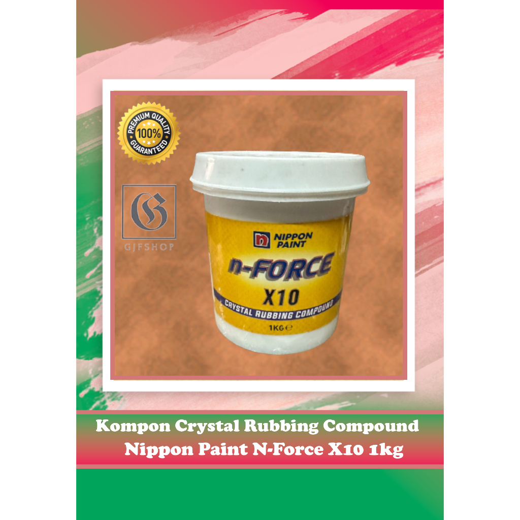 Jual Kompon Crystal Rubbing Compound Nippon Paint N-Force X10 1kg ...