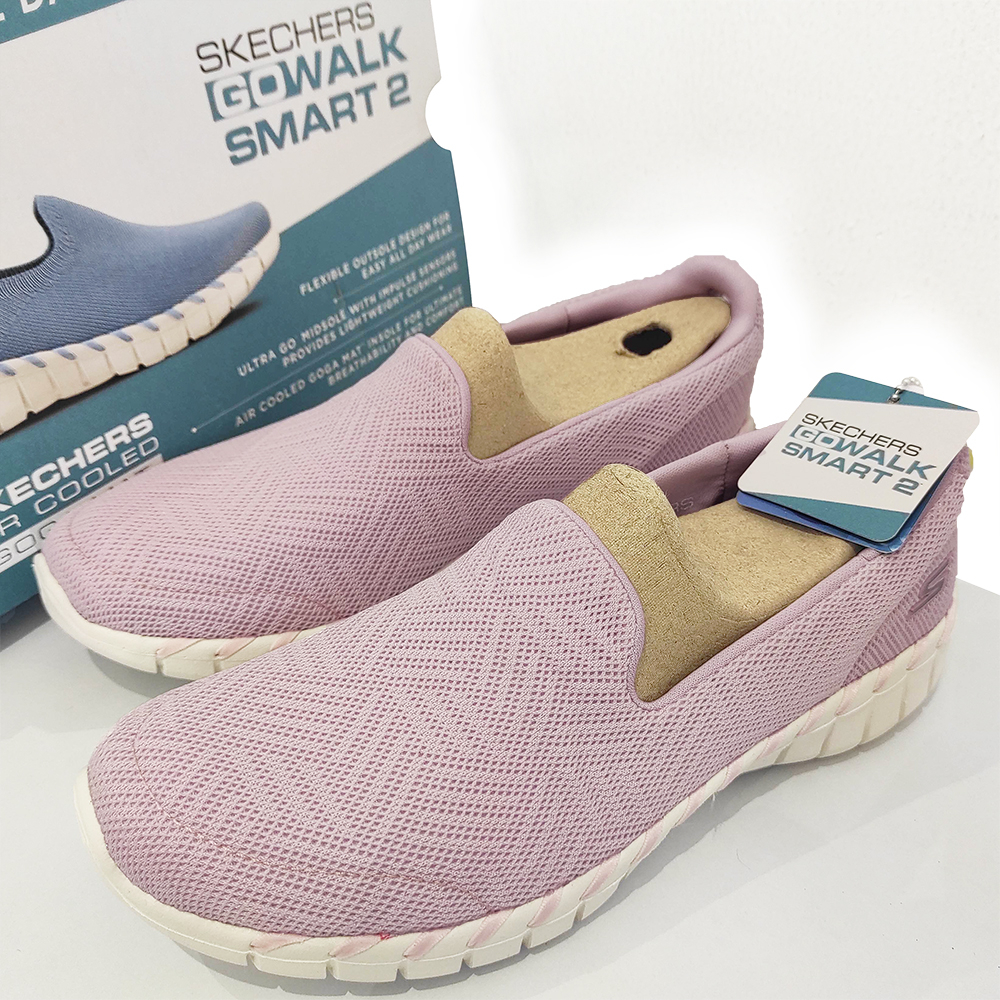 Jual Sepatu SKECHERS GOwalk Smart 2 Ummi Women Light Pink Original Ukuran 37 38 Shopee Indonesia