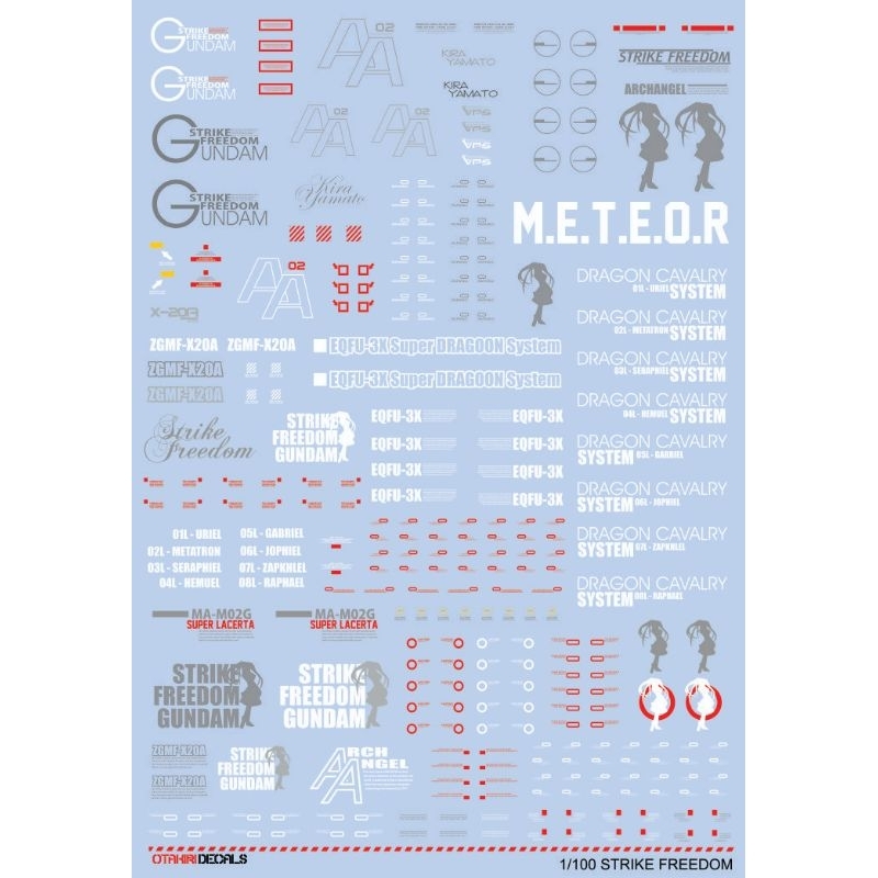 Jual STRIKE FREEDOM DECAL PRE CUT | Shopee Indonesia