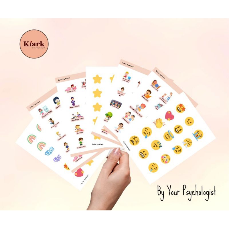 Jual Sticker anak label untuk reward chart | Shopee Indonesia