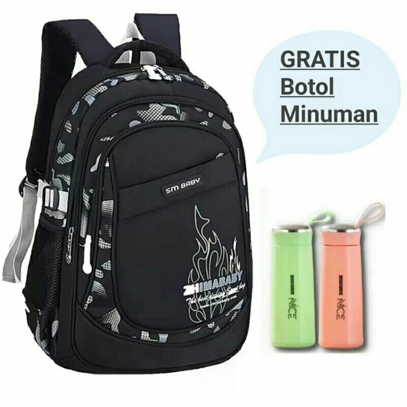 Jual FINISH Tas Ransel Shimababy Tas Sekolah Anak Laki-Laki Dan ...