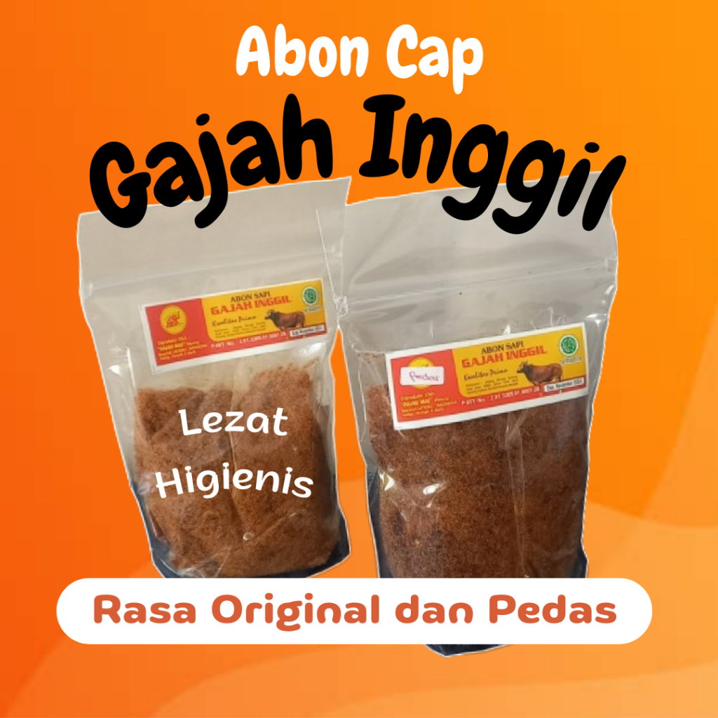 Jual Abon Sapi Cap Gajah Inggil Gr Original Beef Floss Khas Boyolali Khas Solo Premium