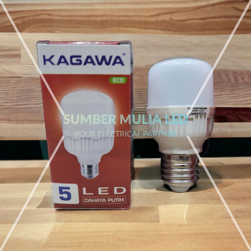 Jual Kagawa Eco Lampu Led Bulb Capsule Kapsul W Watt Jumbo Cahaya Putih Standar Sni Shopee