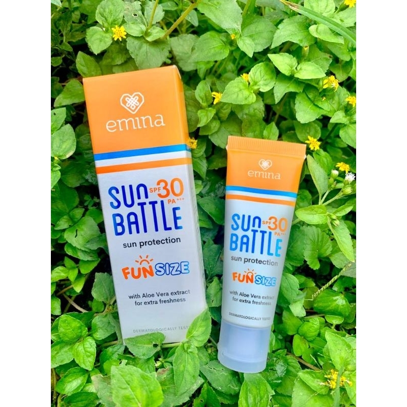 Jual EMINA Sun Protection Spf 30 PA+++ 23ml dan 60ml ( Sun Battle