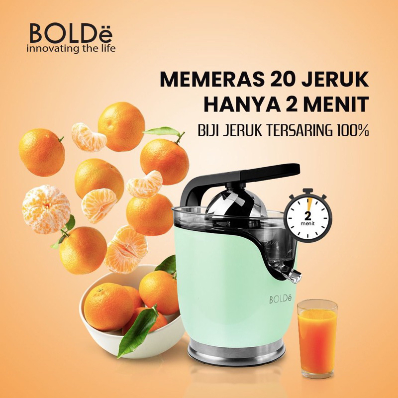 Jual BOLDe Super Electric Citrus Juicer Uranus - alat peras jeruk ...