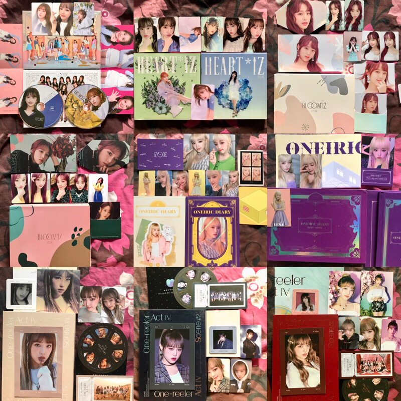Jual IZONE ALBUM YENA FULLSET UNSEALED COLORIZ HEARTIZ BLOOMIZ ONEIRIC ...