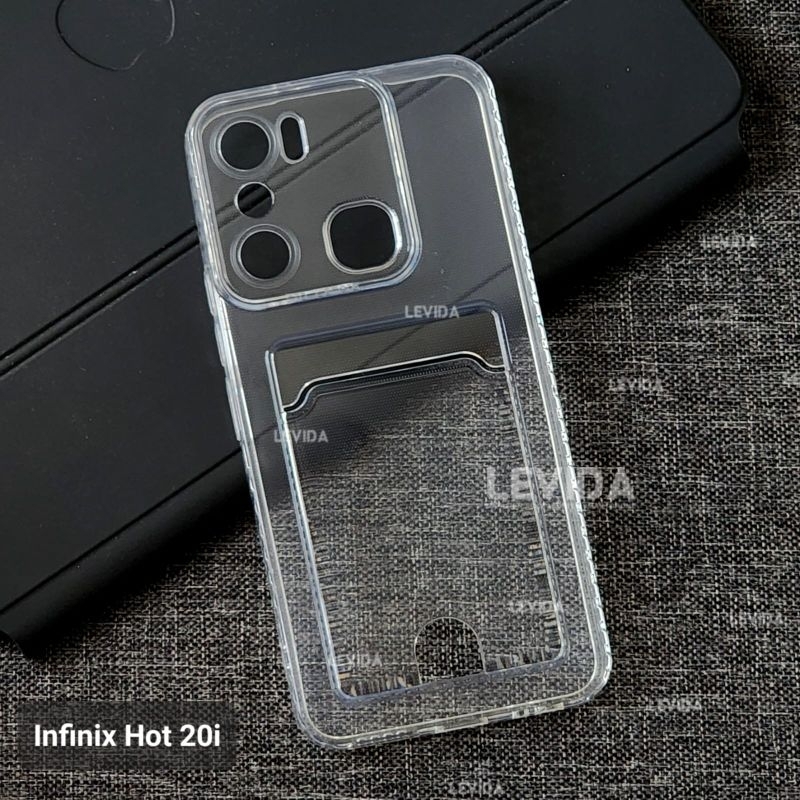 Jual Infinix Hot 20i Card Case Bening Slot Kartu Case Infinix Hot 20i