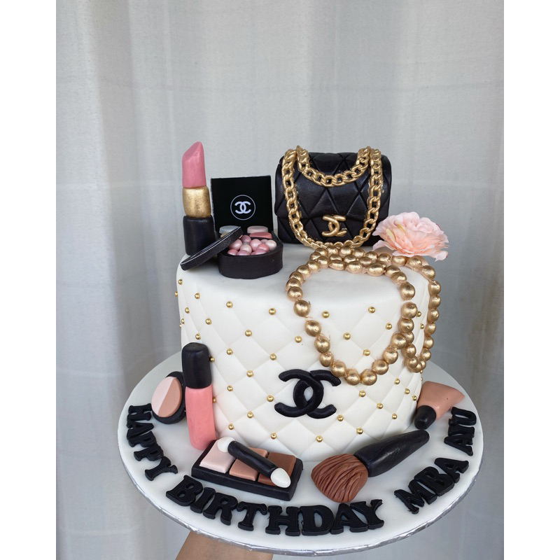 Jual Kue ulang tahun Chanel Makeup Cake Shopee Indonesia