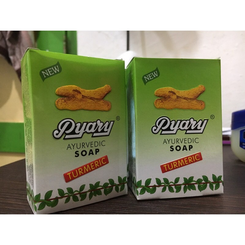 Jual Sabun Arab Pyary Ayurvedic Turmeric Soap Nalpamara Herbal Soap ...