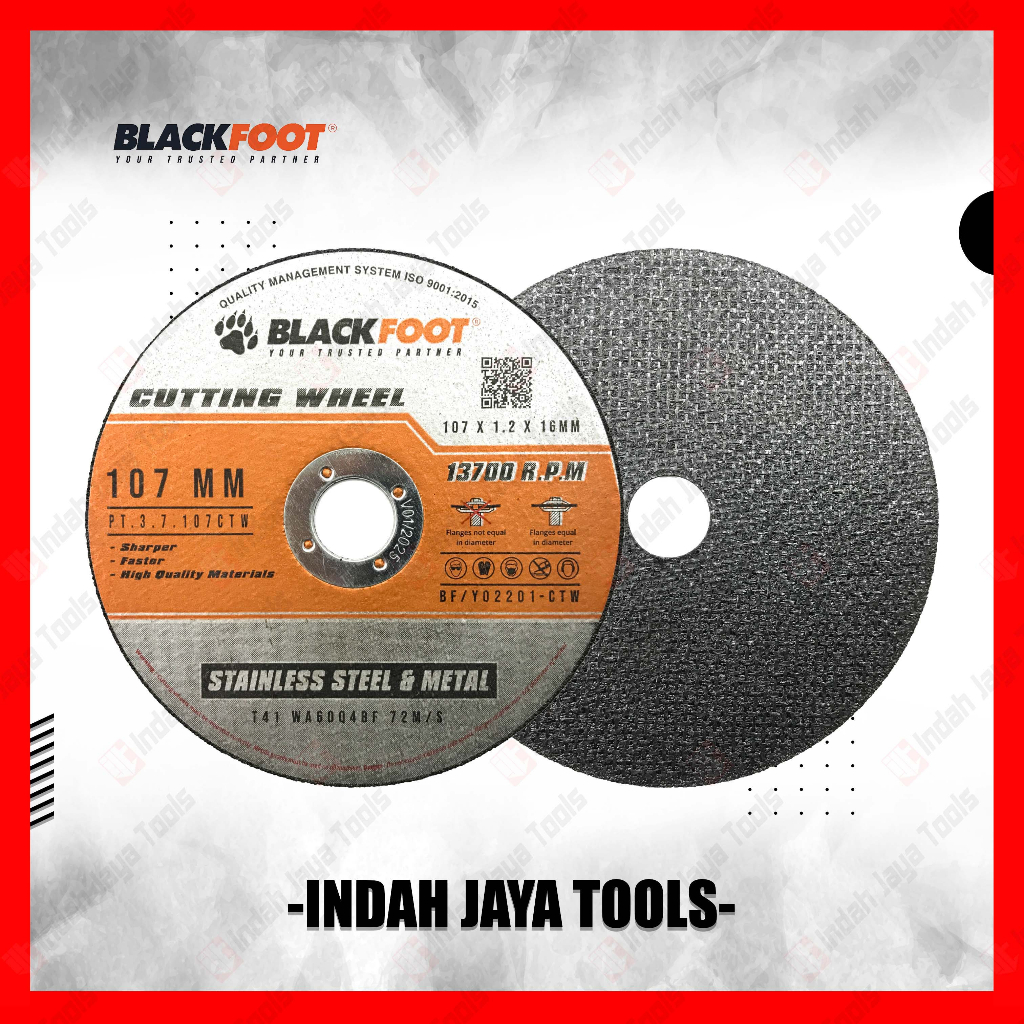 Jual BLACKFOOT Batu Potong Besi 4 x 1.2 Cutting Wheel 4 inch Gerinda ...