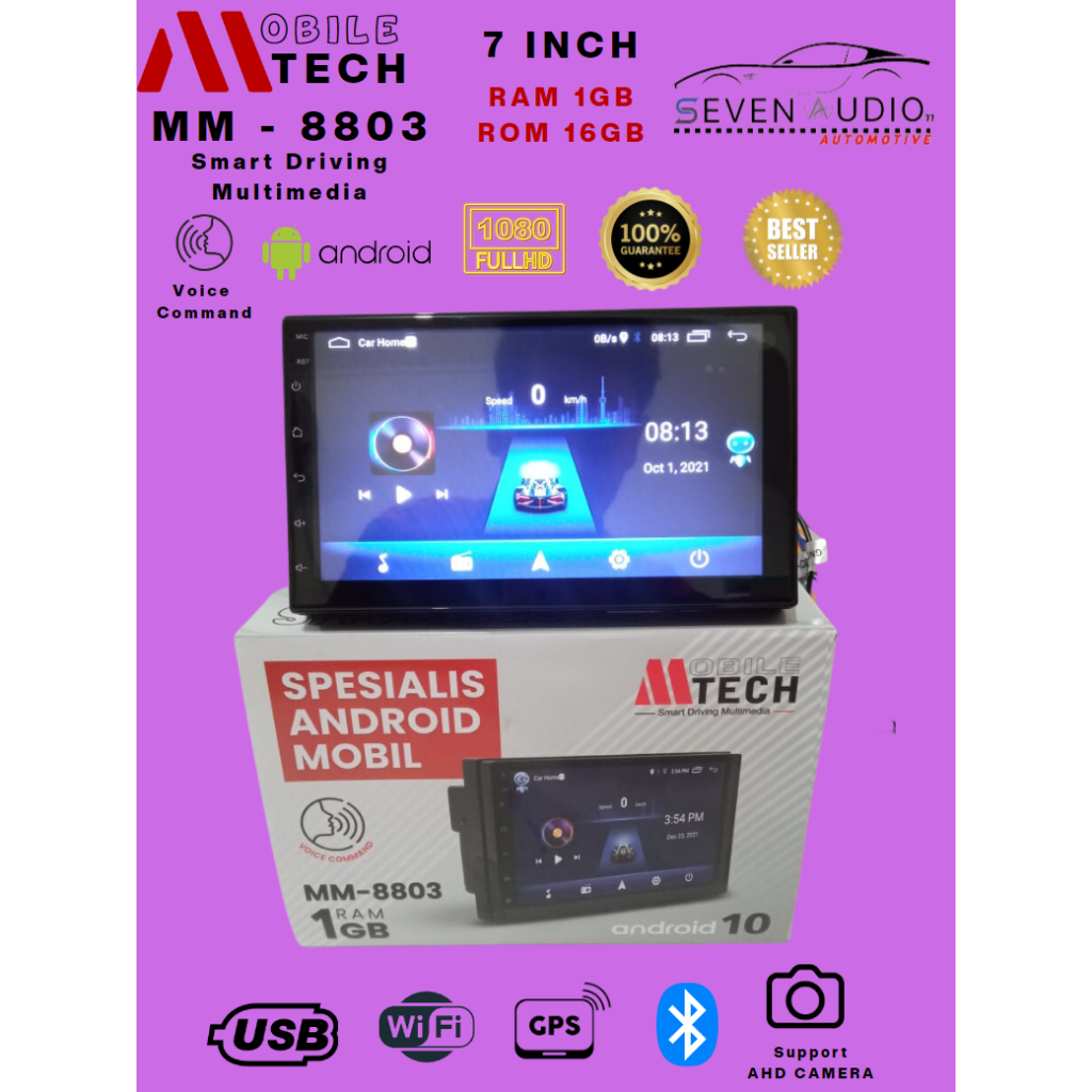 Jual head unit Doubledin Android MTECH MM 8803 7inch Ram1 Rom16