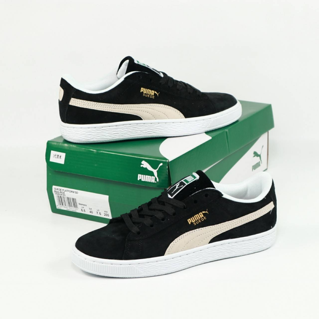 PUMA SUEDE BLACK WHITE MADE IN VIETNAM ORIGINAL BNIB