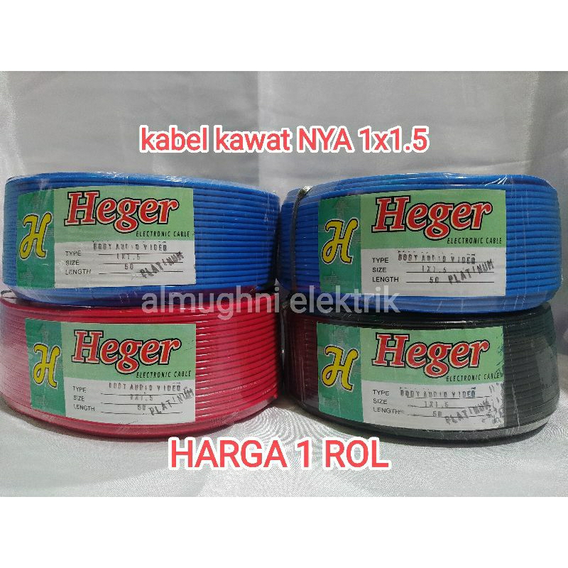 harga kabel nya 1 x 2 5 mm2