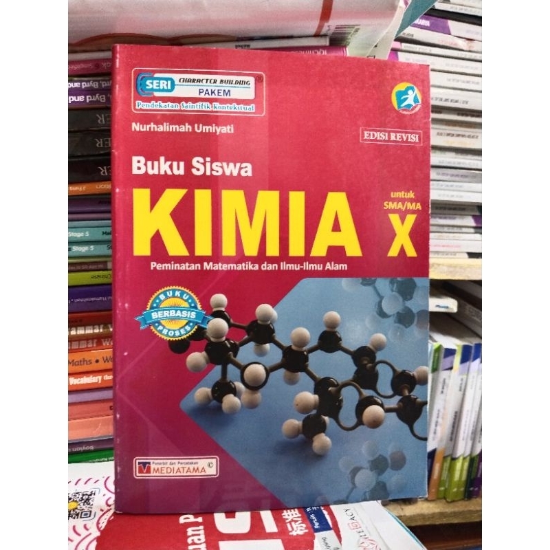 Jual Buku Kimia Buku Siswa Kimia Kelas 10 X 1 Sma Ma Masmedia Shopee