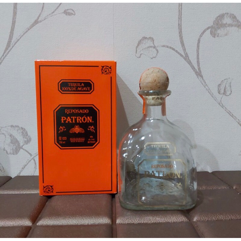 Jual Botol Bekas Miras Patron Reposado Dus Botol Pajangan Botol