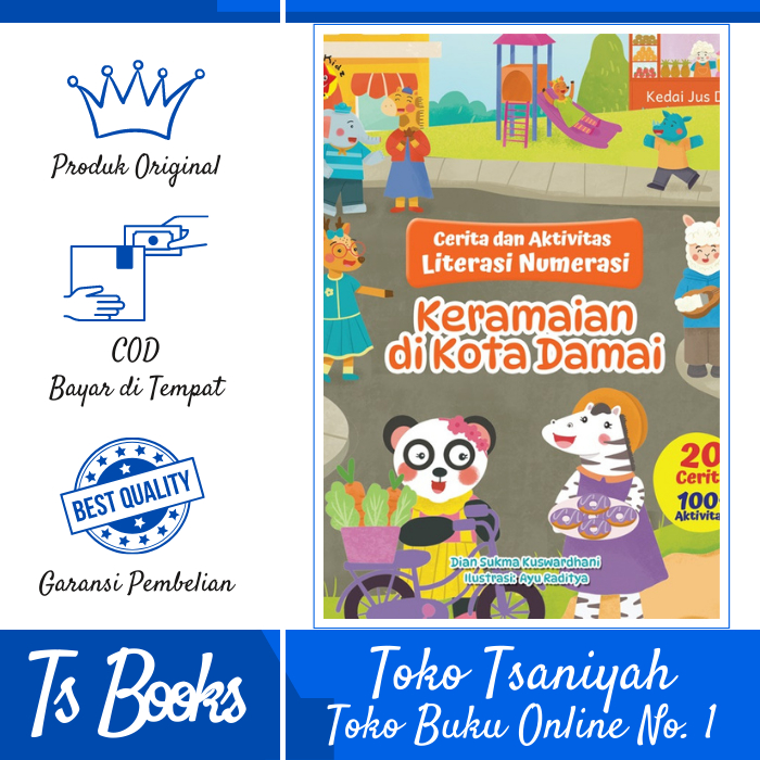 Jual Buku Cerita Dan Aktivitas Literasi Numerasi Keramaian Di Kota Damai Shopee Indonesia